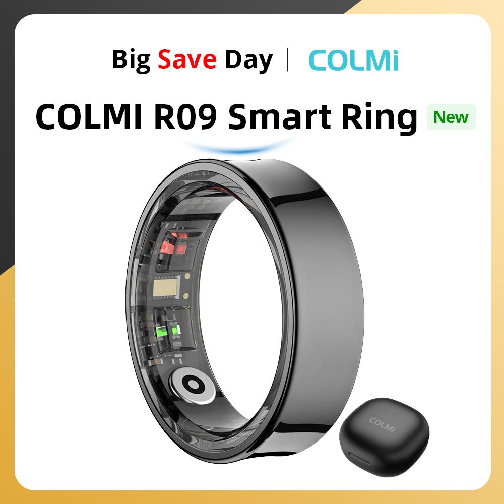 Blood Oxygen Monitor - 2024 COLMI R09 Akıllı Yüzük Erkek