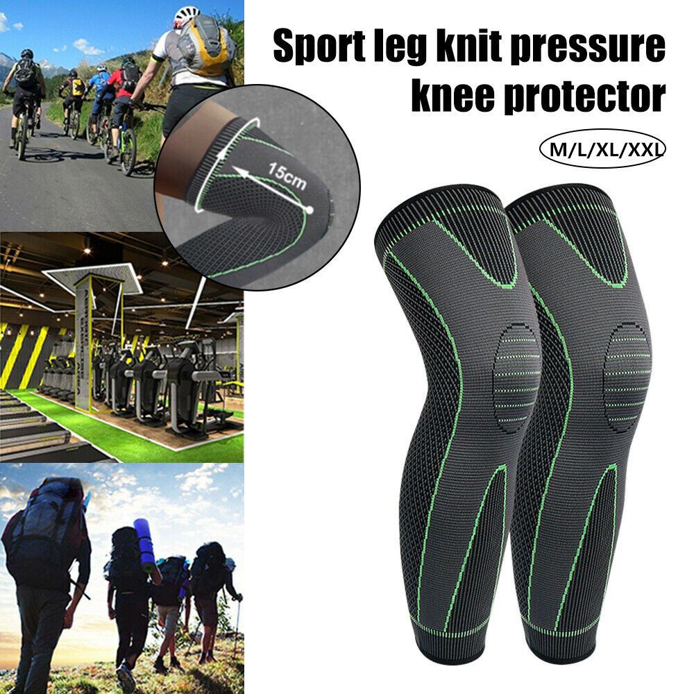 Compression Knee Sleeve - Diz desteği Brace sıkıştırma uzun tam