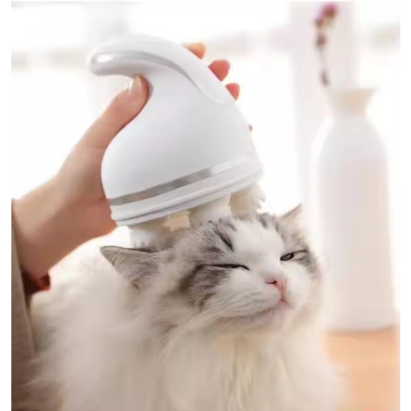 Scalp Massager Electric - Kedi Akıllı Otomatik Silikon Şarj Edilebilir