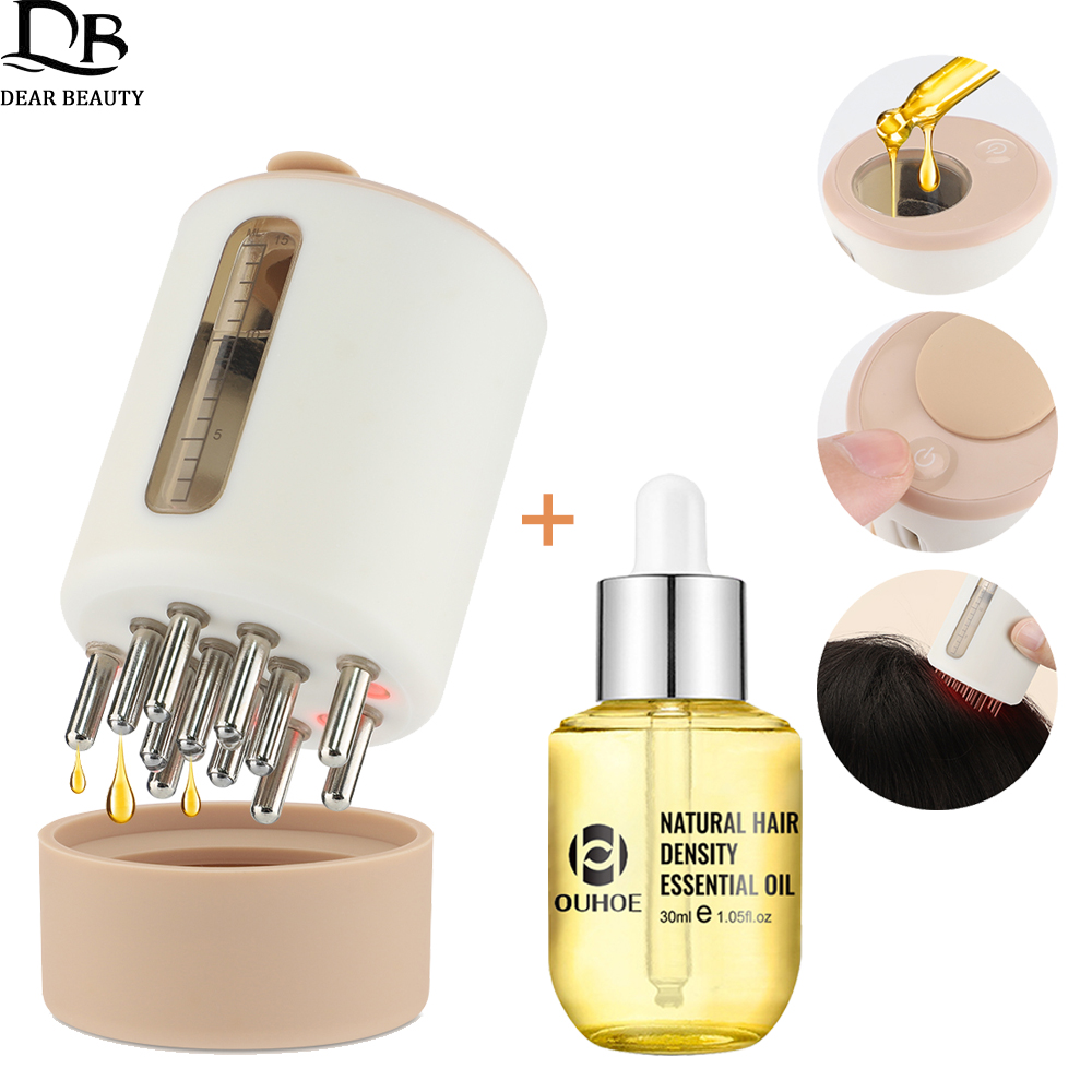 Scalp Massager Electric - Elektrik titreşim kafa masaj tarak +