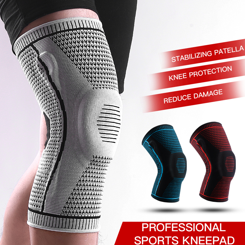 Compression Knee Sleeve - Patella Jel Pedli Kaymaz Diz Desteği