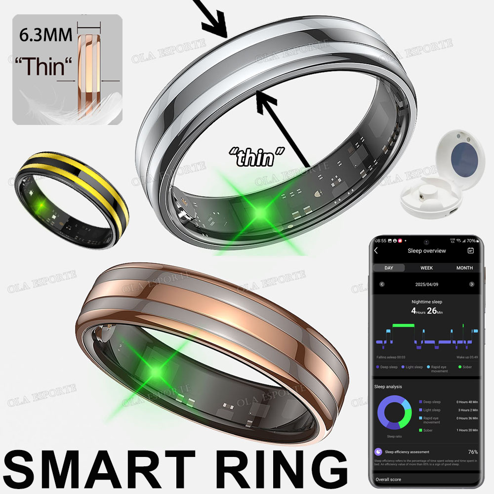 Blood Oxygen Monitor - Hareket Algılayan Akıllı Yüzük Açık Hava
