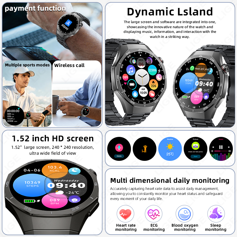 LIGE EKG Akıllı Saat Android İ - Health Wellness Trends 2026 incelemesi ve fiyatı