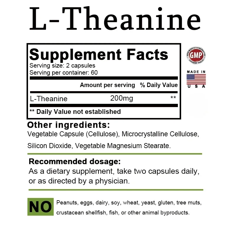 L-Theanine 200 Mg - Rahatlama, - Health And Wellness Promotion incelemesi ve fiyatı