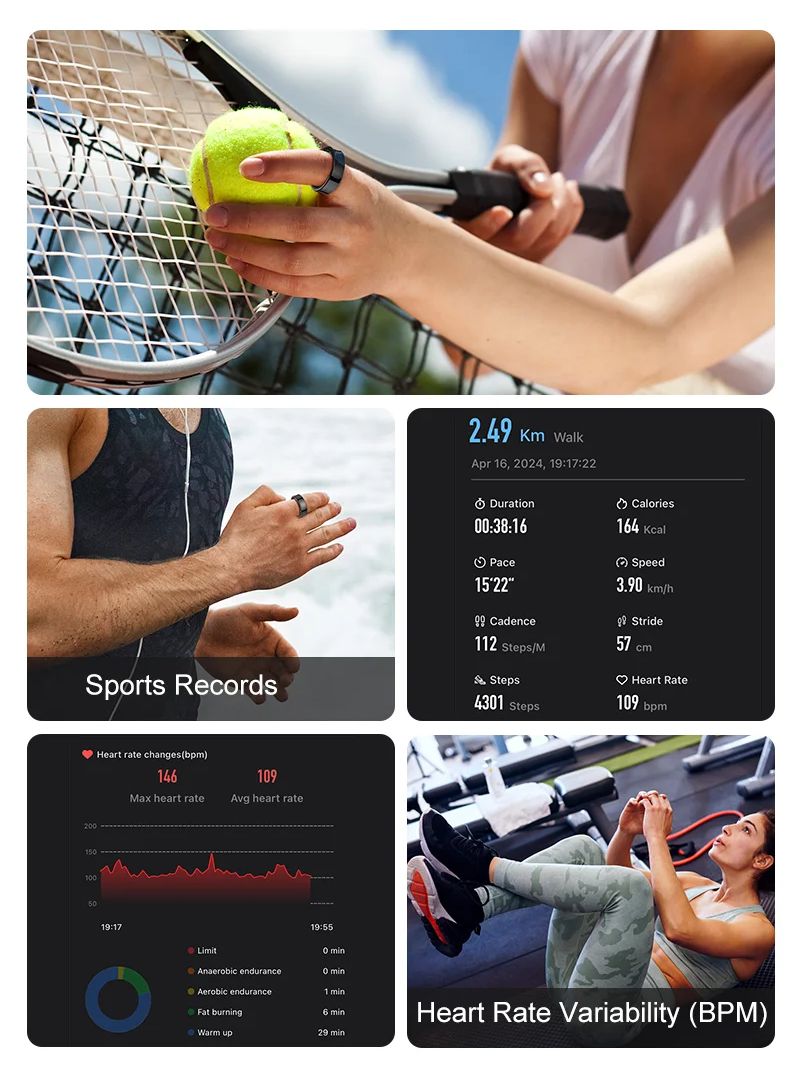 Yeni Akıllı Yüzük R09 Sağlık M - Blood Oxygen Monitor incelemesi ve fiyatı